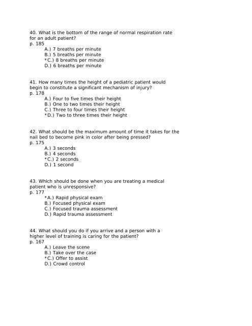 Patient Assessment - Usmra.com