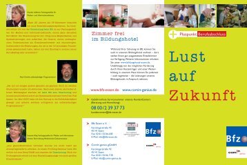 Lust auf Zukunft - Bfz-Essen GmbH