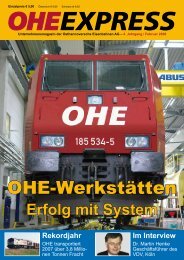 OHE-Werkstätten - OHE - Ost Hannoversche Eisenbahn: Home