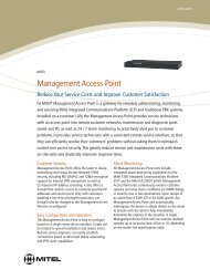 Management Access Point Overview - Ash Telecom