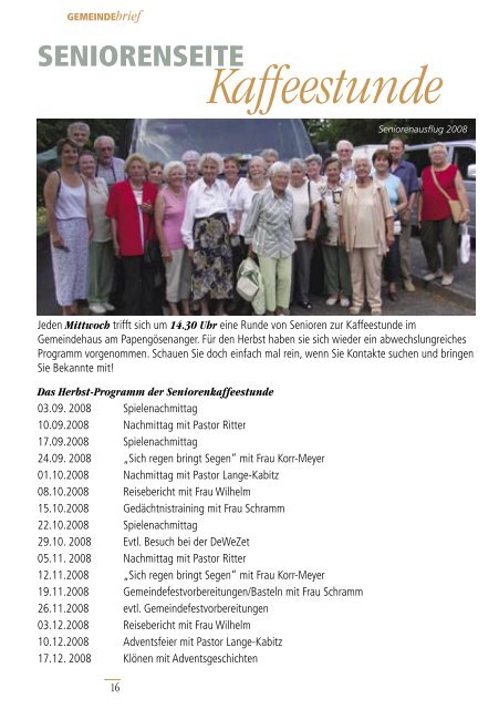 Gemeindebrief Ausgabe 4/2008 - Ev.-Luth. Kirchengemeinde .Zum ...