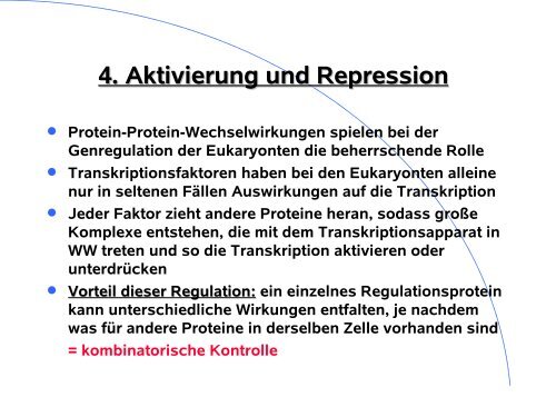 Genregulation bei Eukaryoten