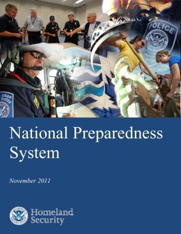 National Preparedness System - Federal Emergency Management ...