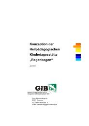 Konzeption der Heilpädagogischen ... - GiB Hannover