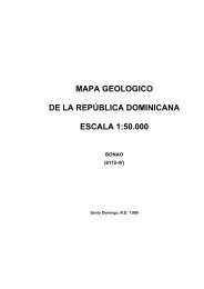 mapa geologico de la repÃºblica dominicana ... - mapas del IGME