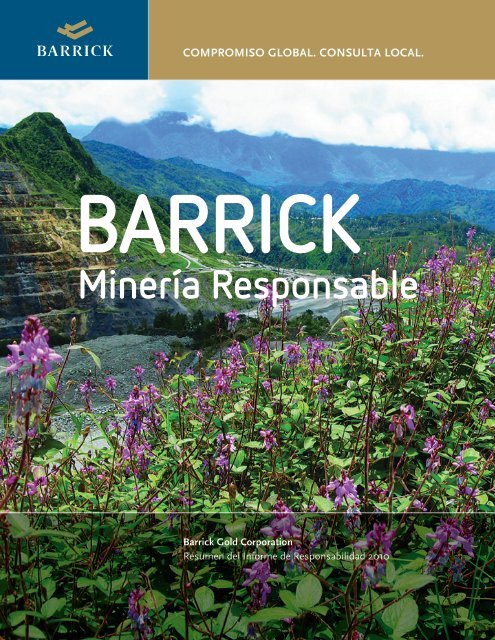 MinerÃ­a responsable - Barrick Gold Corporation