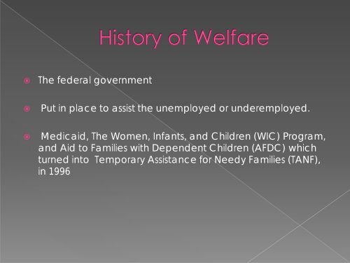 Erin Sollund on the Effects of Welfare Reform