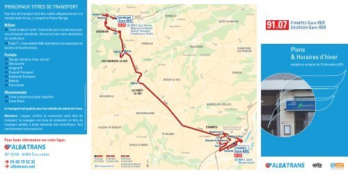 Ligne 91.07 Etampes â Dourdan - Albatrans