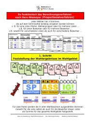 Beschreibung Proportionalverfahren