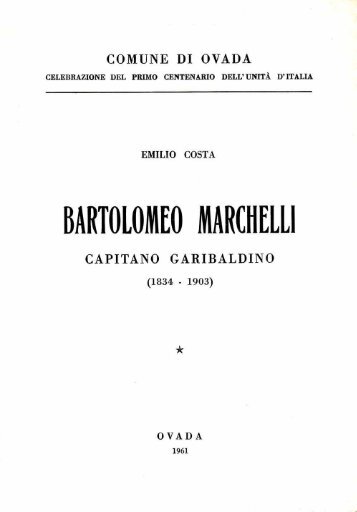 bartolomeo marchelli - archiviostorico.net