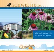 Schwebheim - Informationsbroschüre für Gäste und Bürger