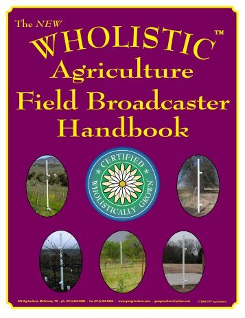 Field Broadcaster Handbook Agriculture - Colony Collapse Disorder ...