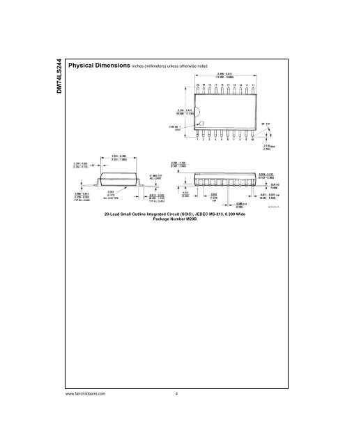 DM74LS244 Octal 3-STATE Buffer/Line Driver/Line Receiver