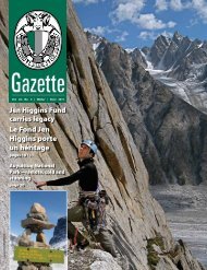 Winter 2011 Gazette - The Alpine Club of Canada