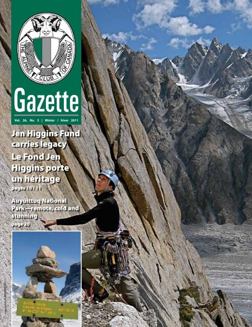Winter 11 Gazette The Alpine Club Of Canada