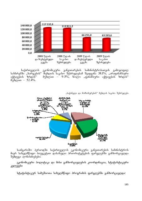 Tavi VI saqarTvelos saxelmwifo biujetis asignebebi saqarTvelos ...