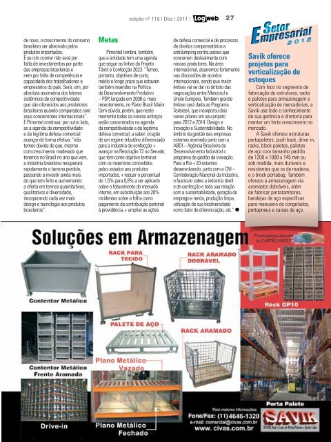 EdiÃ§Ã£o 118 download da revista completa - Logweb