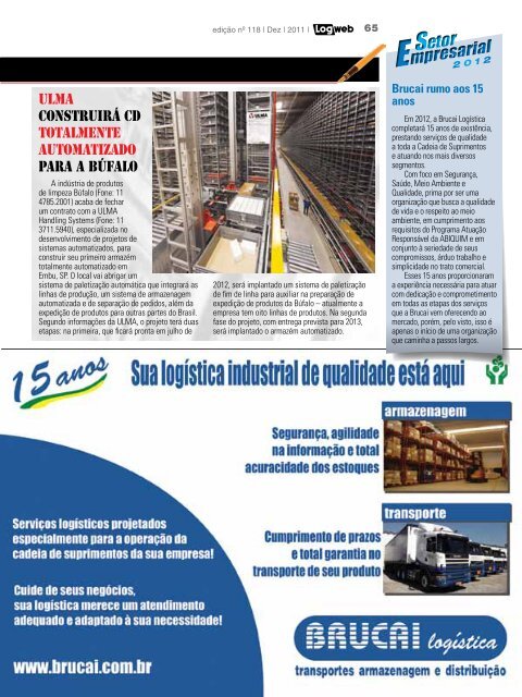 EdiÃ§Ã£o 118 download da revista completa - Logweb