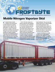 Mobile Nitrogen Vaporizer Skid C - Cryogenic Industries