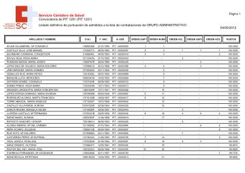 Servicio CÃ¡ntabro de Salud - Sanidad en UGTCantabria