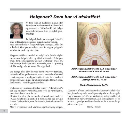 Kirkebladet for aug. - nov. 2013 - Hornum og Omegn