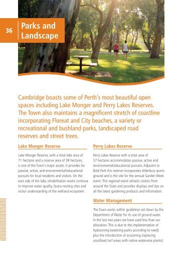 Parks and Landscape - Town of Cambridge