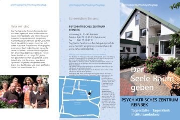 Psychiatrisches Zentrum Reinbek - Heinrich Sengelmann ...