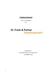 Praktikumsbericht Nathalie Laun - Dr. Frank & Partner ...