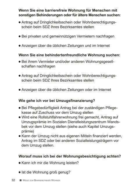 wohnungsumbau bzw. -anpassung - Hamburger ...