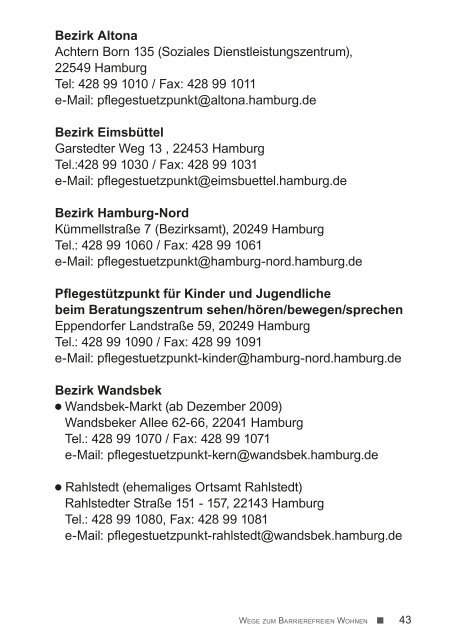 wohnungsumbau bzw. -anpassung - Hamburger ...