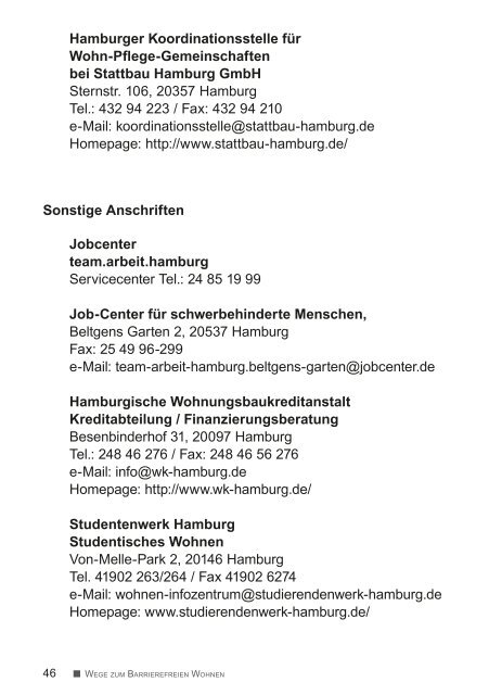 wohnungsumbau bzw. -anpassung - Hamburger ...