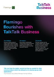 Flamingo Case Study:Flamingo Case Study - TalkTalk Business