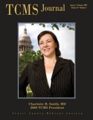 Charlotte H. Smith, MD 2009 TCMS President - Travis County ...