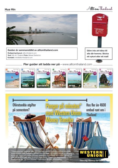 Reseguide Thailand - Gratis Guider