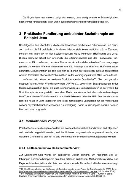 3 Praktische Fundierung ambulanter Soziotherapie am ... - ZKS-Verlag