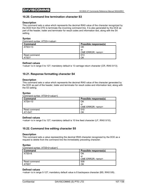 DC3500 AT Commands Manual 500242R01 ... - Cooking Hacks