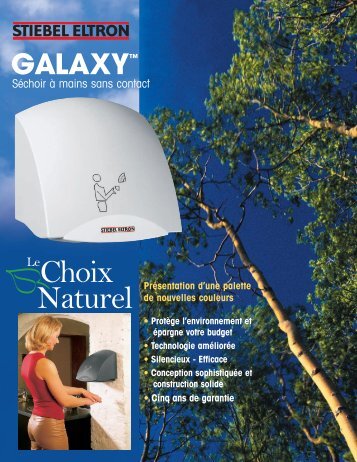 Galaxy SÃ©choir a Mains sans Contact - Stiebel Eltron