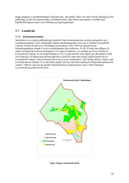 Sørkedalen - Plan