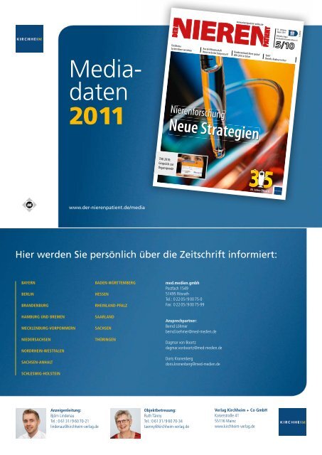 Media- daten 2011 - Kirchheim-Verlag