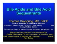 Bile Acid Sequestrants MOA - The Center for Cholesterol Management