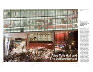 Alice Tully Hall and The Juilliard School - Steel Institute of New York