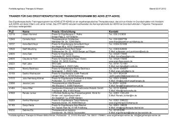 ETP-ADHS - Ergotherapie Britta Winter