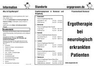 Ergotherapie bei neurologisch erkrankten Patienten