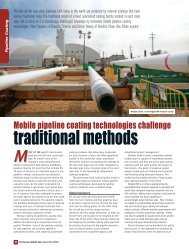 Mobile Pipeline Coating Technologies Challenge ... - Bredero Shaw