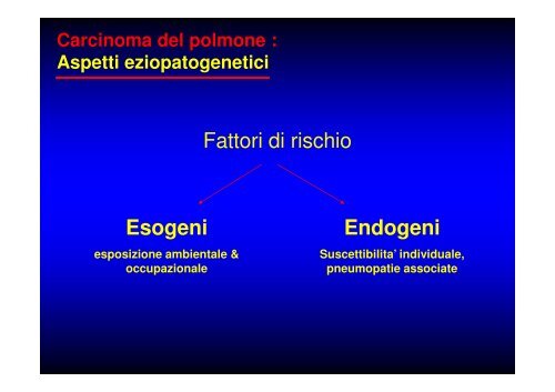 (Microsoft PowerPoint - CANCRO DEL POLMONE 1 LEZIONE 2010 ...