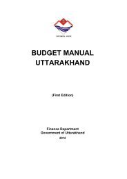 Budget Manual Uttarakhand - 2012 - Core Treasury System ...