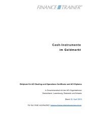 Cash-Instrumente im Geldmarkt - Finance Trainer