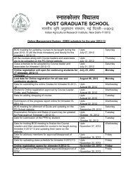 to check - PG School, IARI Management System