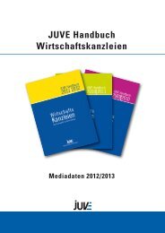 JUVE Handbuch Wirtschaftskanzleien