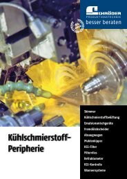 KÃ¼hlschmierstoff- Peripherie - SchrÃ¶der Produktionstechnik GmbH